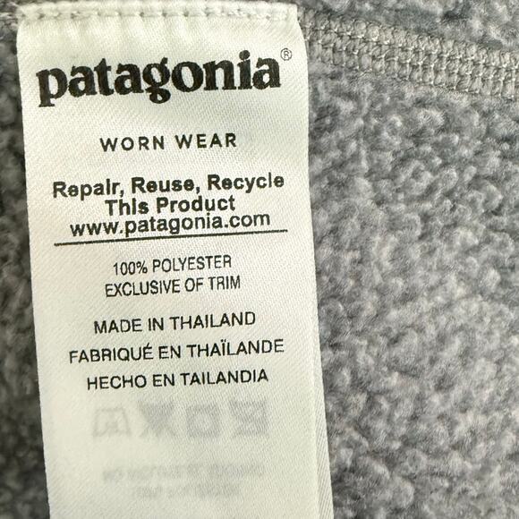 Patagonia 1/4 zip Better Sweater pullover nickle forge grey pocket 2x size XXL - Picture 5 of 12